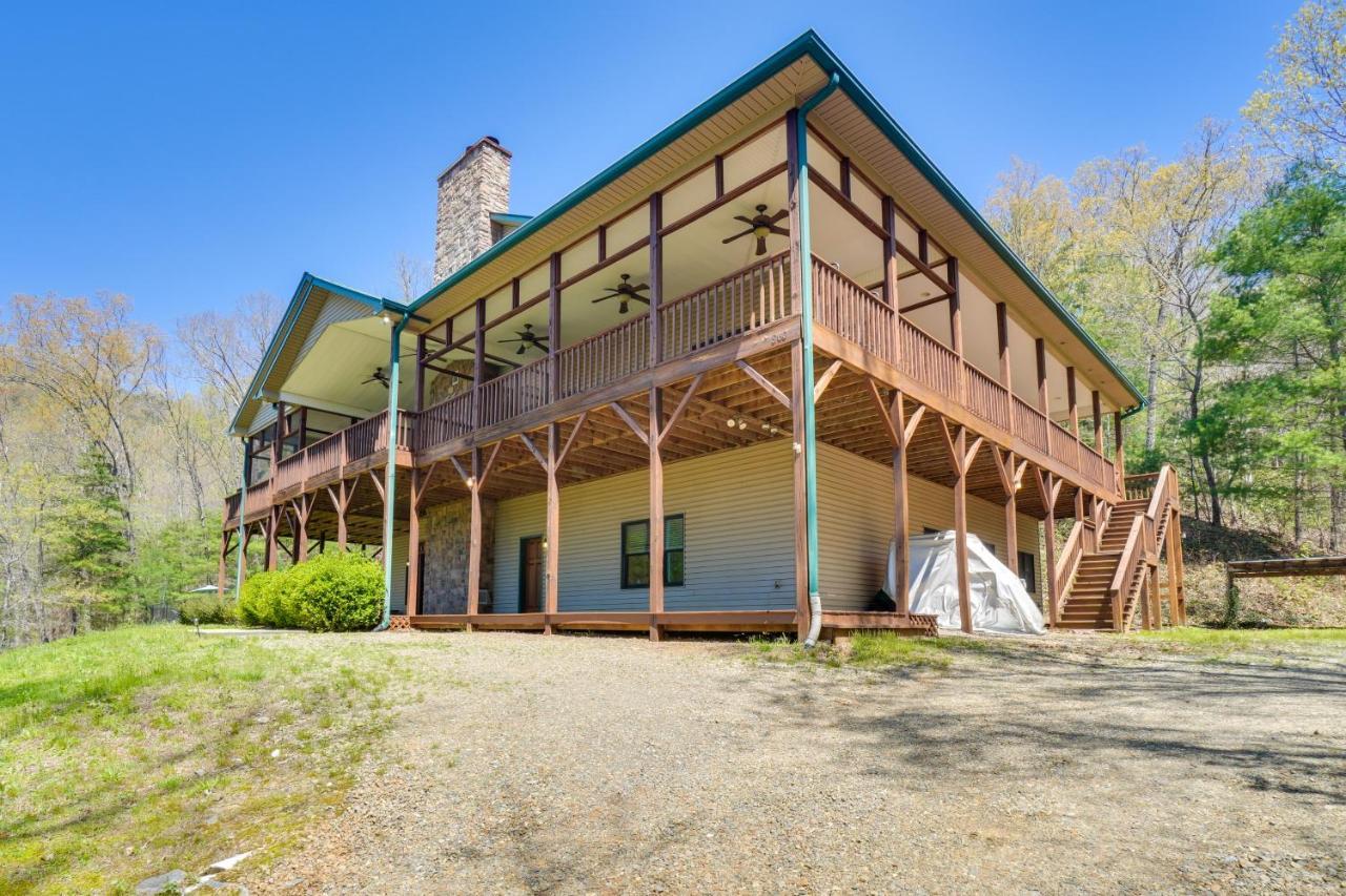 Expansive Home On 16 Acres With Smoky Mountain Views Murphy Esterno foto